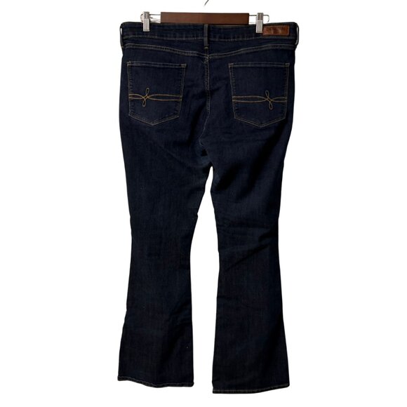 Denizen from Levi’s Modern Bootcut Jeans | Dark Wash | Midrise | Size 18M - Picture 3 of 6